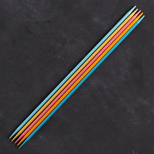 Addi Colibri 3,25mm 20cm Renkli Çorap Şişi - 204-7 - 2