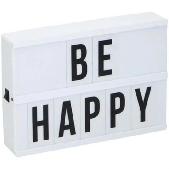 BUFFER® Sinematik Lightbox Dekorasyon Aydınlatma Aksesuarları (A5 Boyut) - 5