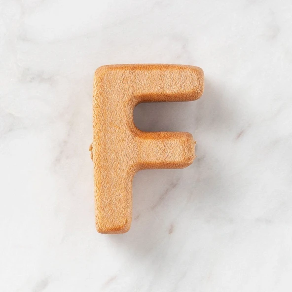 Hobi Baby Organik Ahşap Harf - F ürün görseli 1