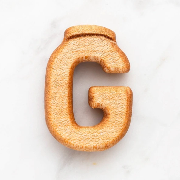 Hobi Baby Organik Ahşap Harf - Ğ ürün görseli 1