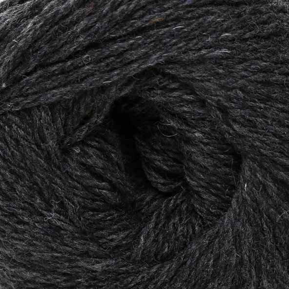 La Mia Re-Tweed Koyu Gri Melanj El Örgü İpi - L158 - Resim 3