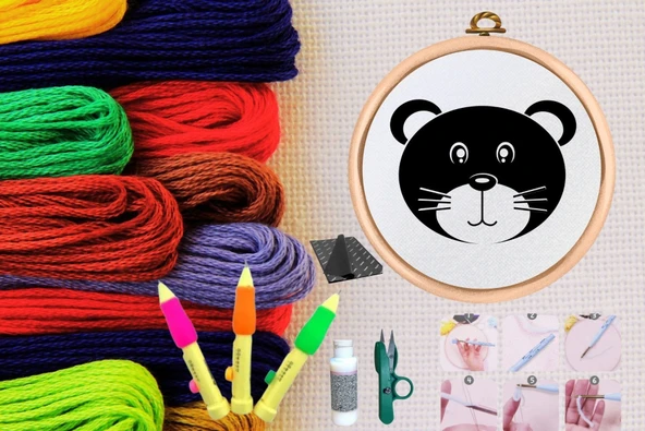 Punch Seti Nakış Seti Kasnaklı Kendin Yap Seti Seri 59 ürün görseli 1