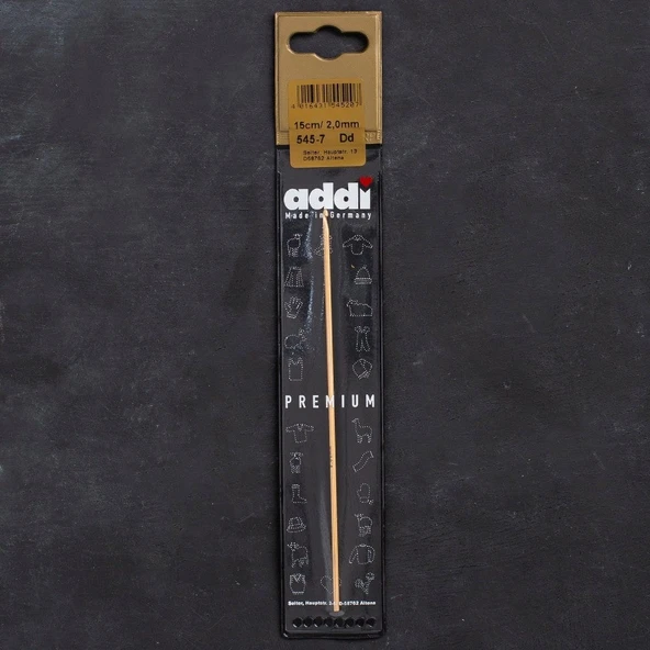 Addi Bambus 2mm 15cm Bambu Yün Tığ - 545-7 ürün görseli 1