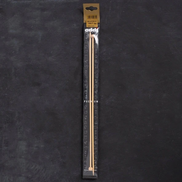 Addi Bambus 3,5mm 35cm Bambu Örgü Şişi - 500-7 ürün görseli 1