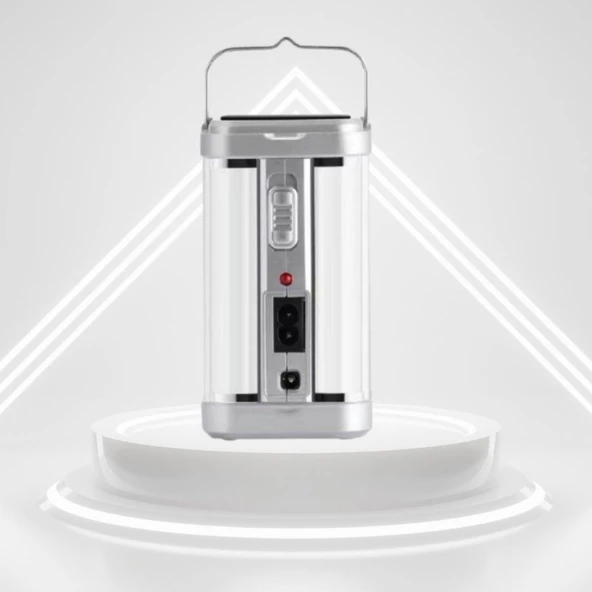 BUFFER® Güneş Enerjili Şarjlı Işık 1200mAh Yeniden Şarj Edilebilir Batarya