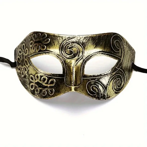 Altın Eskitme Yüz Maskesi - Antik Tarz B Maskesi - Resim 10