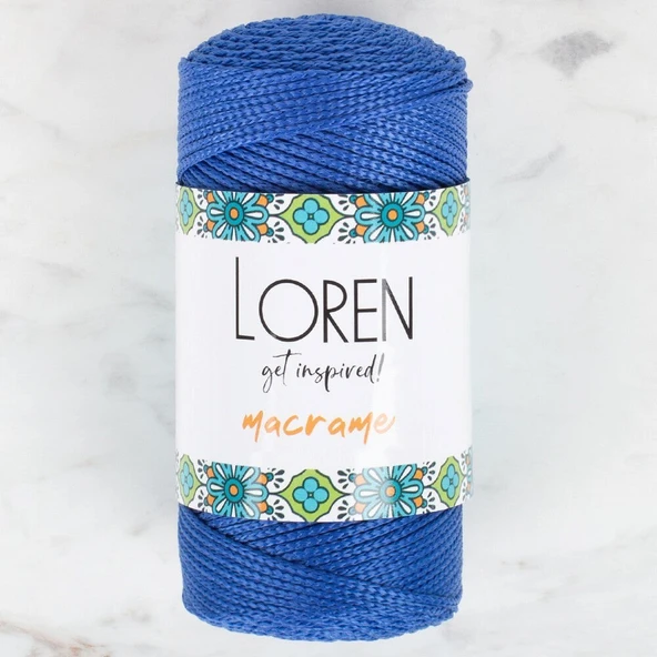 Loren Macrame Saks Mavi El Örgü İpi - RM 0252 - 34352 ürün görseli 1