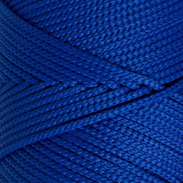 Loren Polyester Soft Macrame Saks Mavisi El Örgü İpi - LM029 - 34435 - Resim 2