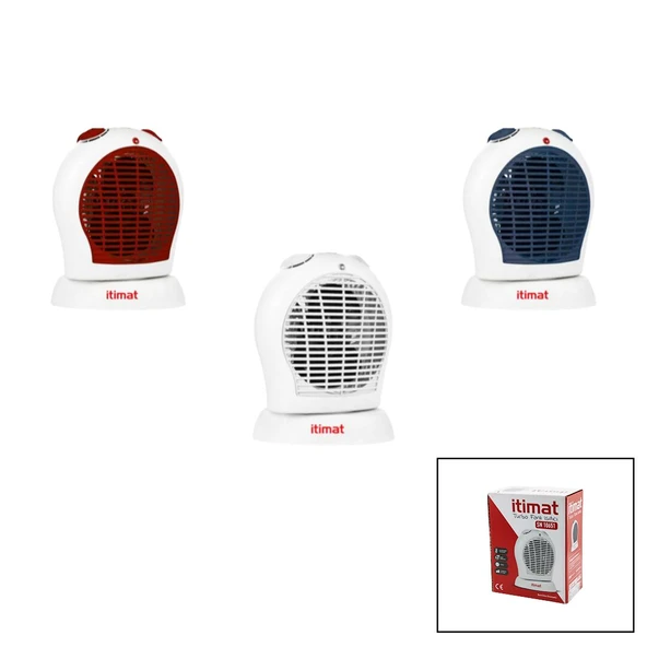 İTİMAT-10651 2IN1 = SOBA SICAK - SOĞUK TURBO FANLI ISITICI 2 KADEME SICAK - 1 KADEME SERİN 2000W (5250)