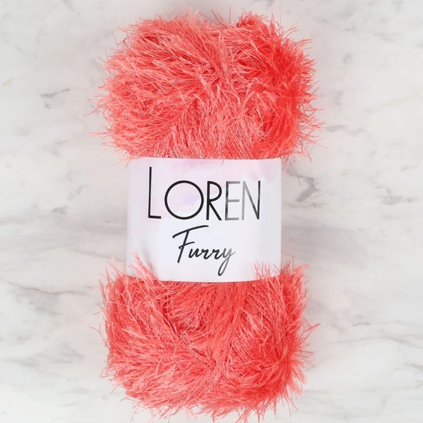 Loren Furry Nar Çiçeği El Örgü İpi - RF017 - 34051 ürün görseli 1