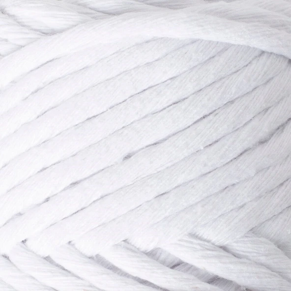 La Mia Boho Beyaz Büküm Makrome İpi - L001 - 33994 - Resim 2