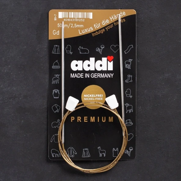 Addi Flexi-Bel 2,5mm 50cm Esnek Örgü Şişi - 181-7 ürün görseli 1