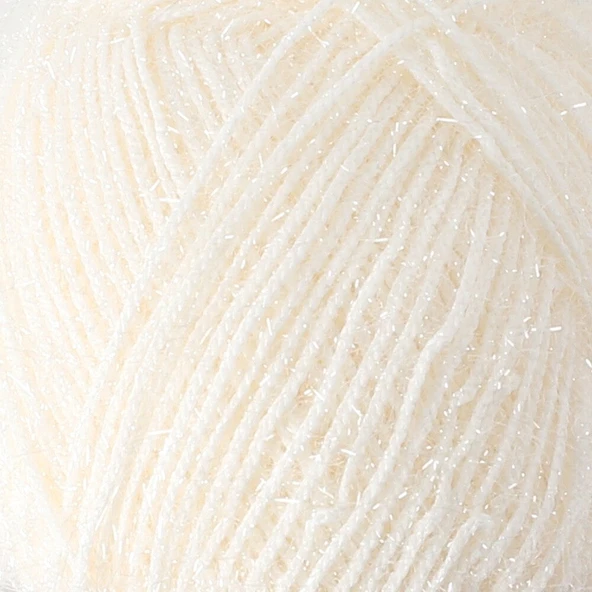 LOREN SILVER BEYAZ EL ÖRGÜ İPİ - RS0064 - 34070 - Resim 2