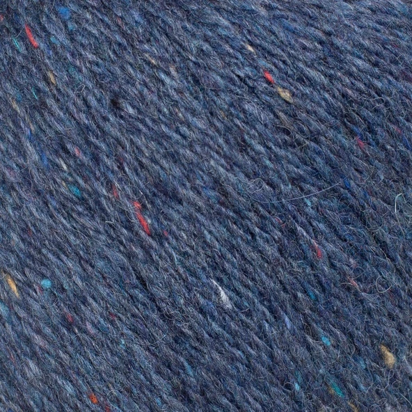 La Mia Re-Tweed Lacivert Melanj El Örgü İpi - L108 - 34412 - Resim 2