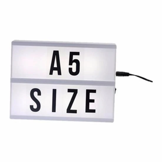 BUFFER® Sinematik Lightbox Dekorasyon Aydınlatma Aksesuarları (A5 Boyut) - 6