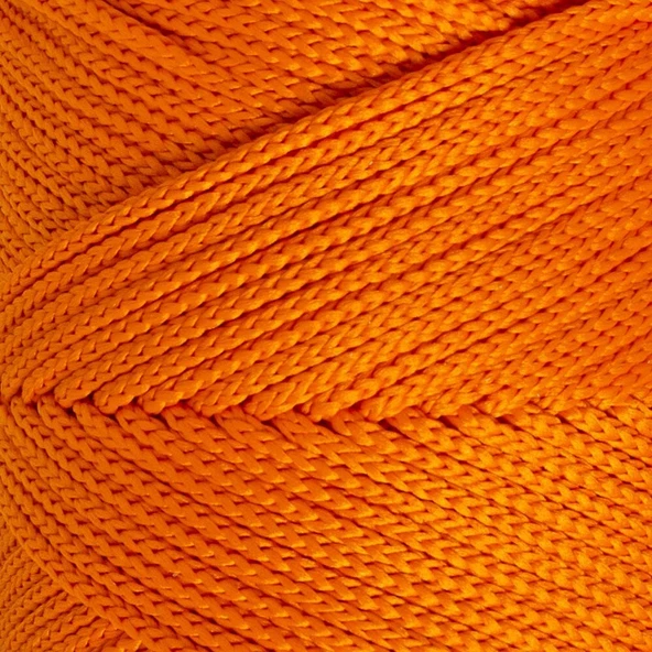 Loren Polyester Soft Macrame Turuncu El Örgü İpi - LM011 - 34430 - Resim 2