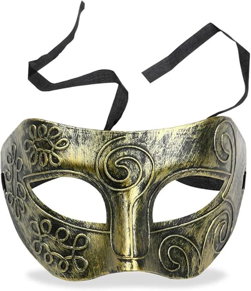 Altın Eskitme Yüz Maskesi - Antik Tarz B Maskesi - Resim 9