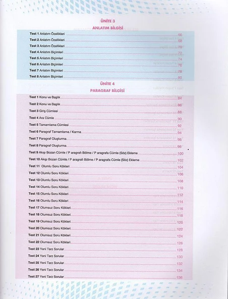 Palme TYT-AYT Türkçe Soru Kitabı - Resim 3