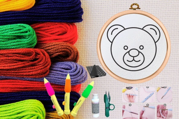 Punch Seti Nakış Seti Kasnaklı Kendin Yap Seti Seri 57 ürün görseli 1