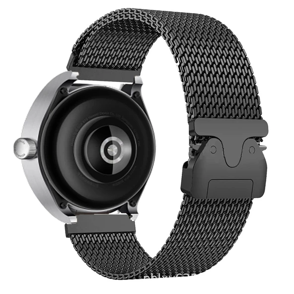 Samsung Galaxy Watch Gear S3 22mm Kordon Gerçek Titanyum Hasır Metal Band 100 - 3