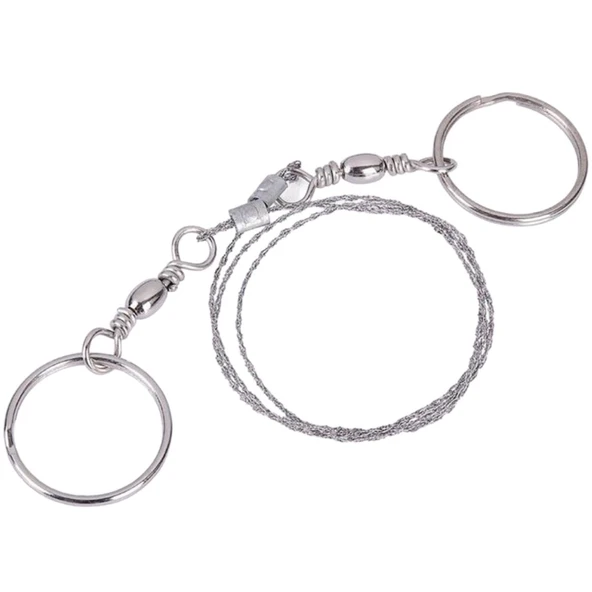 Karavanda ,Kampda Taşınabilir Mini Zincir Cep Testeresi Dişli Tel Ahşap Plastik Metal Kesici (5250) - 2