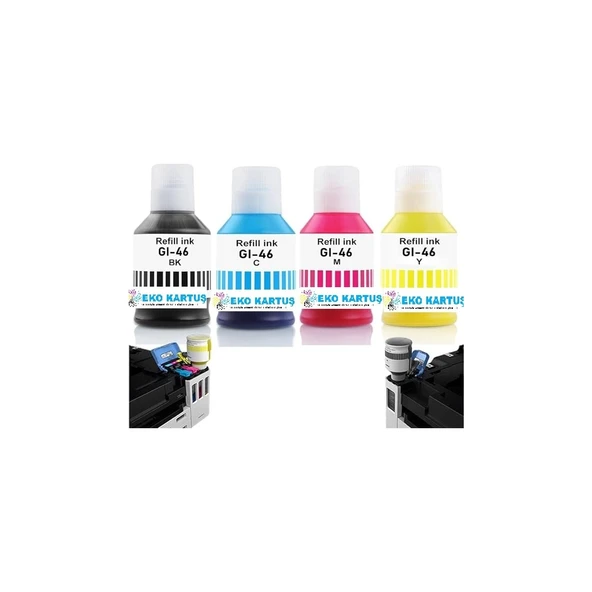 canon Maxify GX7055 Pigment 4 Renk Muadil Mürekkep ürün görseli