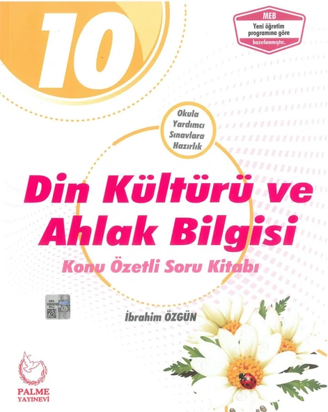 Palme 10.Sınıf Din Kültürü ve Ahlak Bilgisi Konu Özetli Soru ürün görseli