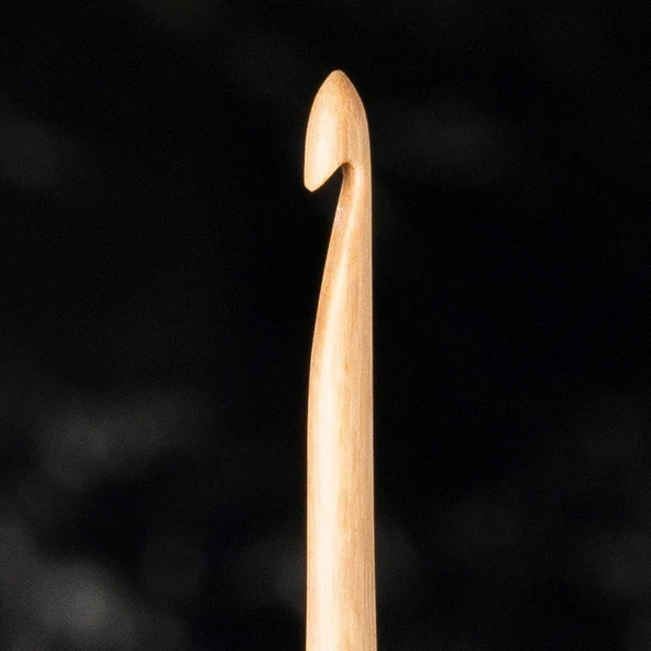 La Mia Whitewood 3 mm 15.5 cm Ahşap Yün Tığ - Resim 2