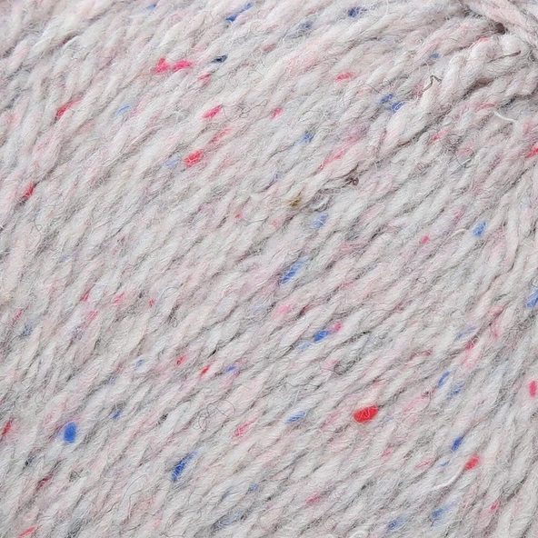 La Mia Re-Tweed Açık Gri Melanj El Örgü İpi - L156 - Resim 2