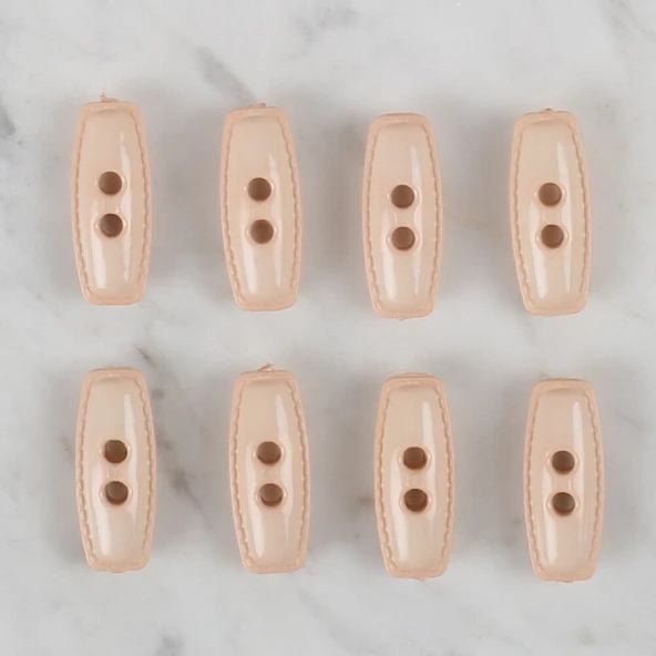 Loren Crafts pudra rengi 8 li çoban düğmesi - 82 - 2