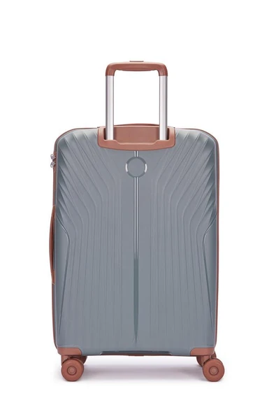 Benetton Trolley Valiz Antrasit Orta Boy 14BNT8010-02-ANT - Resim 2