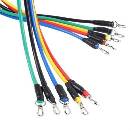 BUFFER® 11 Parça Lateks Egzersiz Bandı Çekme Halatı Egzersiz Seti - 2