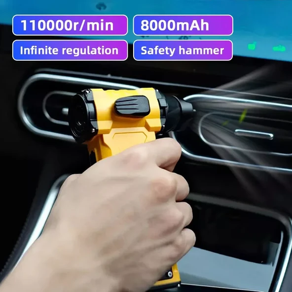 Mini Turbo Jet Fan (5250) - Resim 4