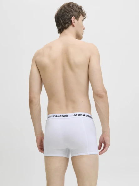 JACK JONES 7 li Pamuklu Erkek Boxer 12285371 - Resim 4