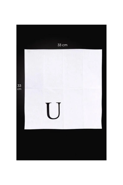 U Harf Peçete 33 cm - 3