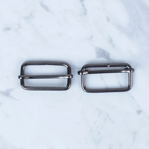 Loren Siyah Metal Toka Sürgülü 2 li Paket ürün görseli 1