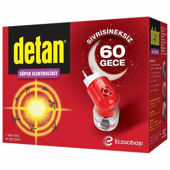 Detan 60 Gece Elektrolikit Cihaz + Yedek ürün görseli