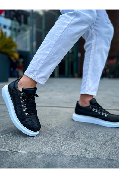 CH021 - CBT Favo Erkek Ayakkabı SIYAH - Resim 4