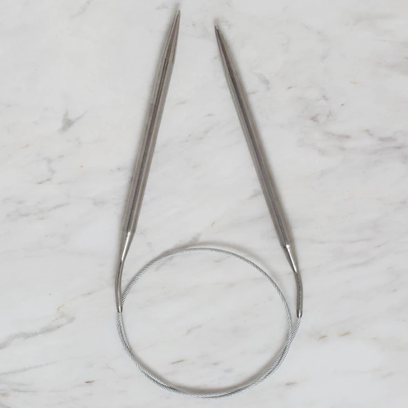 Loren Crafts 7 mm Çelik Misinalı Şiş 60 cm - Resim 2