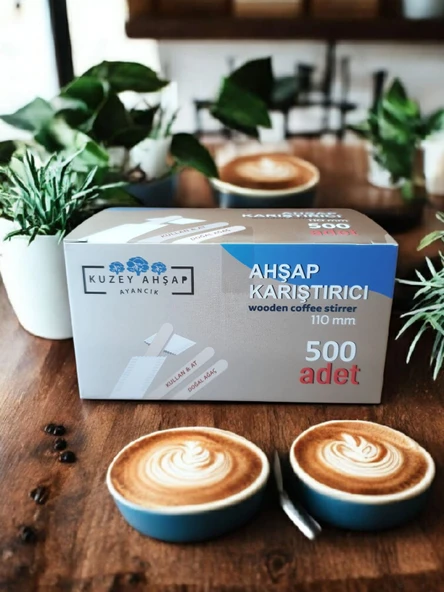Ahşap Karıştırıcı 2000 Adet Çay Kahve Karıştırma Çubuğu Tahta Karıştırıcı Tahta Kaşık