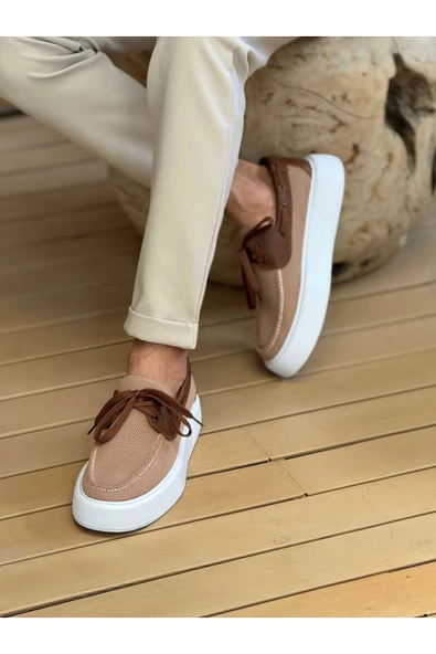 CH2602 - Triko Erkek Ayakkabı TABA - Resim 2