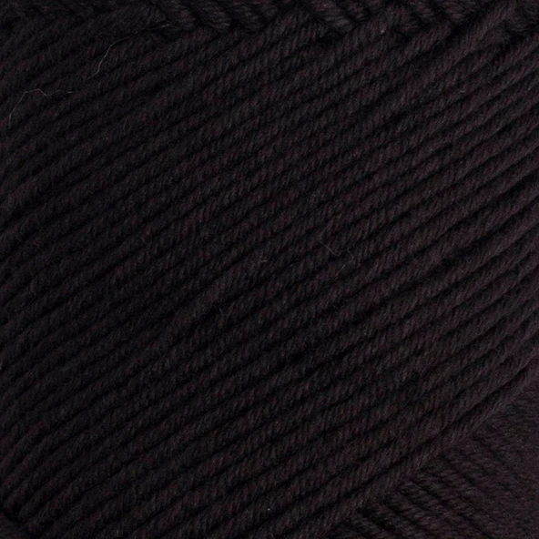 La Mia Baby Cotton Siyah El Örgü İpi - L006 - 33647 - Resim 2