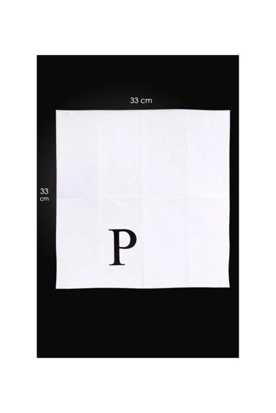 P Harf Peçete 33 cm - 3
