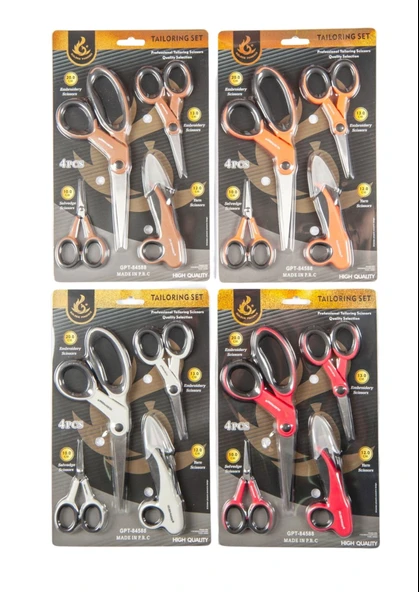 Makas Seti Dörtlü (Renk Stok Durumuna Göre) - 2