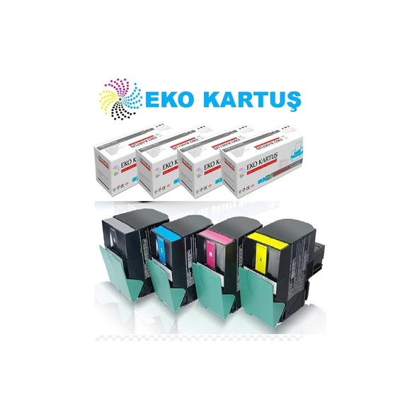 Lexmark CX310 / CX410 / CX510 MUADIL Toner takım ürün görseli