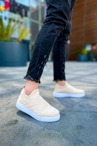 CH411 - TBT Craig Erkek Ayakkabı BEJ - Resim 2