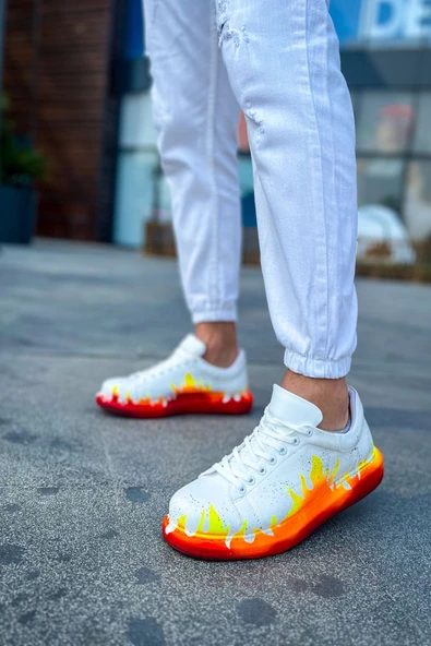 CH254 - CBT Pittura Erkek Ayakkabı 535 KIRMIZI ALEV - Resim 4