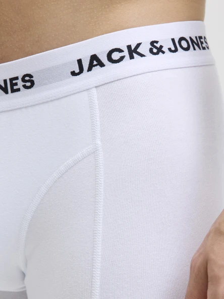 JACK JONES 7 li Pamuklu Erkek Boxer 12285371 - Resim 6