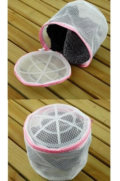 BUFFER® Sütyen Yıkama Filesi Tam Korumalı Hassas Çamaşır Yıkama Aparatı - Resim 6