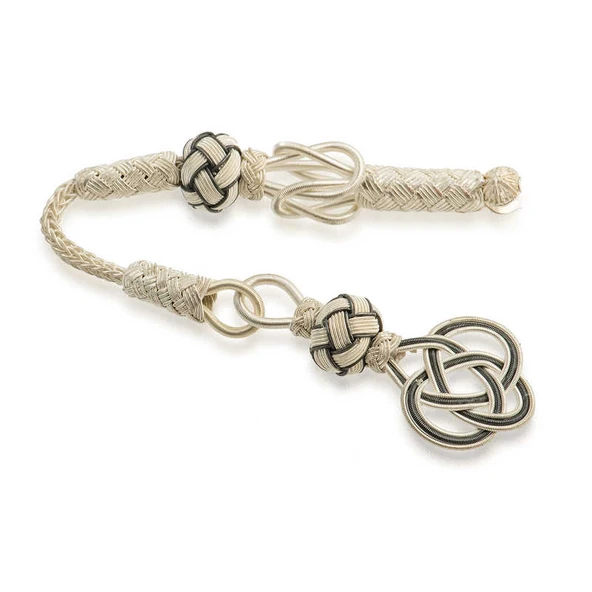 Gümüş Trabzon Örmesi Kazaz Tesbih Püskülü SL12622 ürün görseli